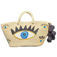 Goddess of the Night - Evil Eye Beach Bag