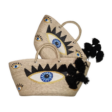 Goddess of the Night - Evil Eye Beach Bag