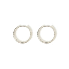 Arabella Silver Hoop Earrings