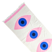 Turkish Evil Eye Towel | Pink