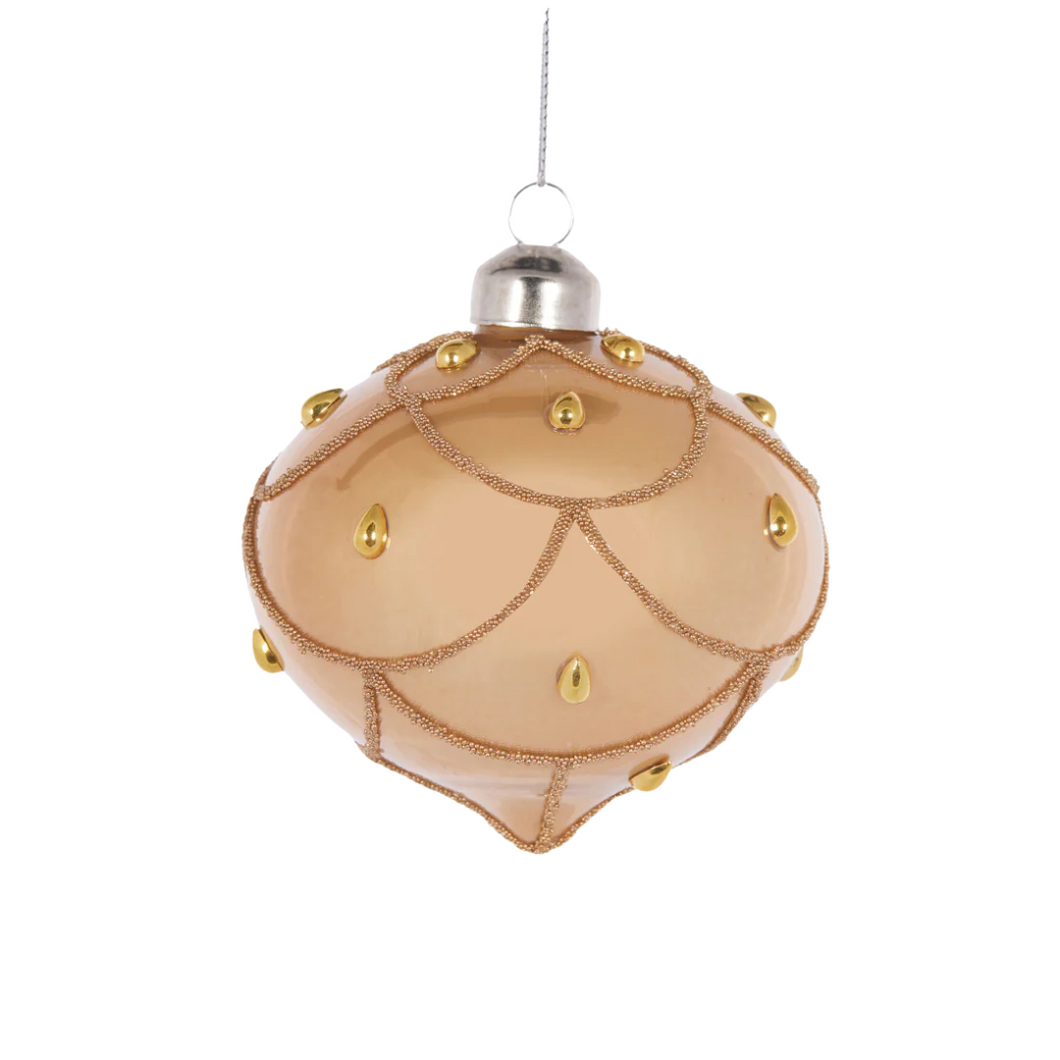 Kusko Scalloped Christmas Bauble