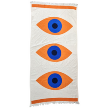 Turkish Evil Eye Towel | Terracotta