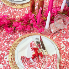 Dolce Pink | Block Print Tablecloth