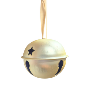 Metallic Gold Bells Hanging Tree Ornament