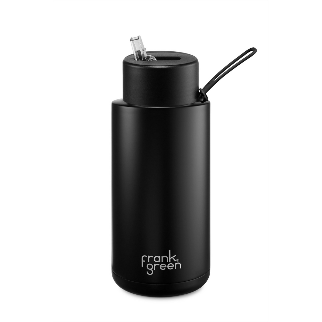 Ceramic Reusable bottle - 1L Black