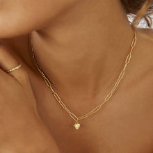 Treasure Gold Necklace, closeup