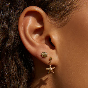 Neptune Gold Earrings