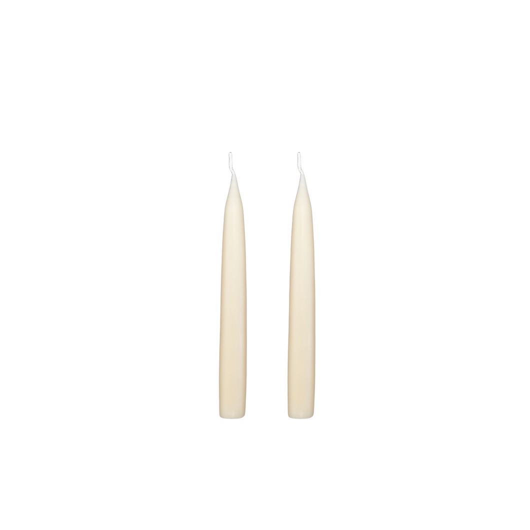 Moniek Dripless Taper Candles | Beige — 20cm × 2.2cm⌀