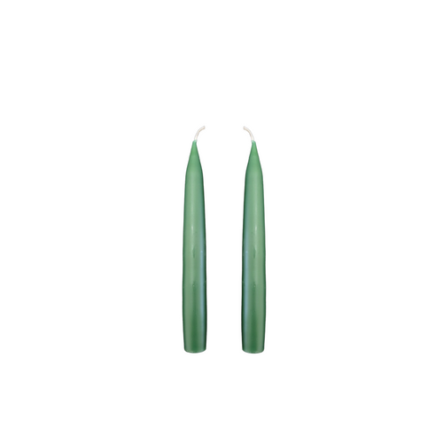 Moniek Dripless Taper Candles | Pine Green — 20cm × 2.2cm⌀