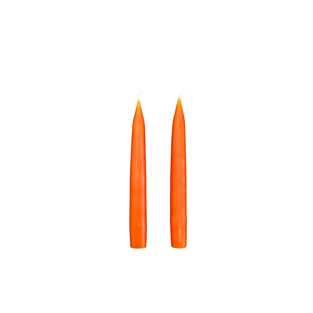 Moniek Dripless Taper Candles | Orange — 20cm × 2.2cm⌀