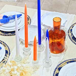 Moniek Dripless Taper Candles | Orange — 20cm × 2.2cm⌀