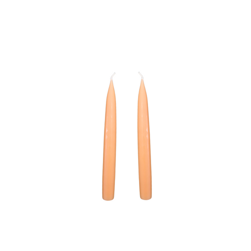 Moniek Dripless Taper Candles | Peach — 20cm × 2.2cm⌀