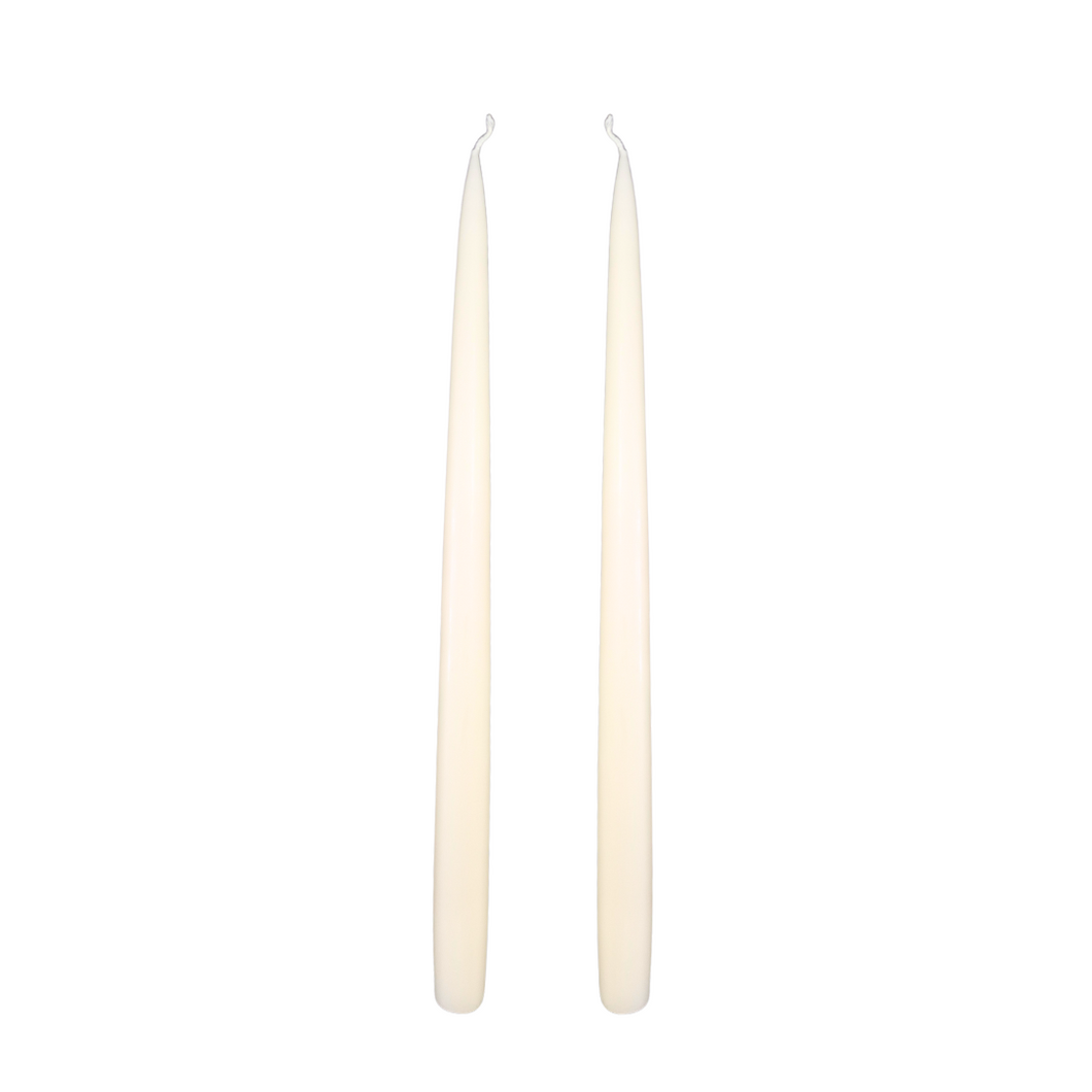 Jacques Dripless Taper Candles | Off-White — 35cm × 2.2cm⌀