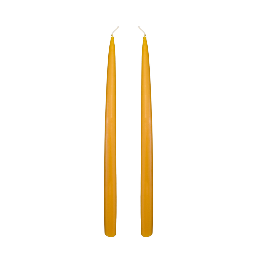 Jacques Dripless Taper Candles | Honey — 35cm × 2.2cm⌀