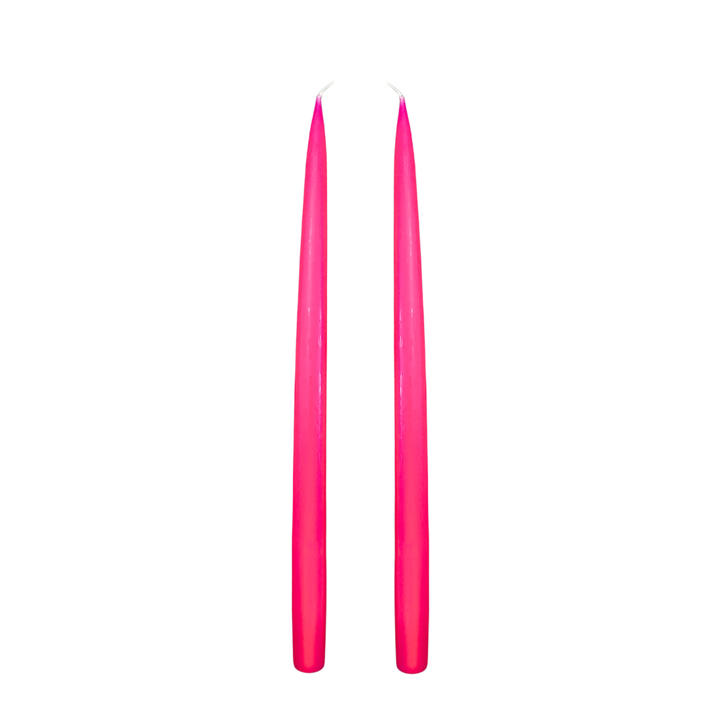 Jacques Dripless Taper Candles | Cerise — 35cm × 2.2cm⌀