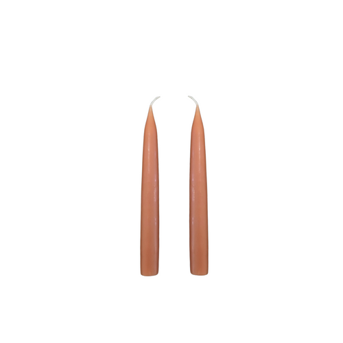 Moniek Dripless Taper Candles | Terracotta — 20cm × 2.2cm⌀