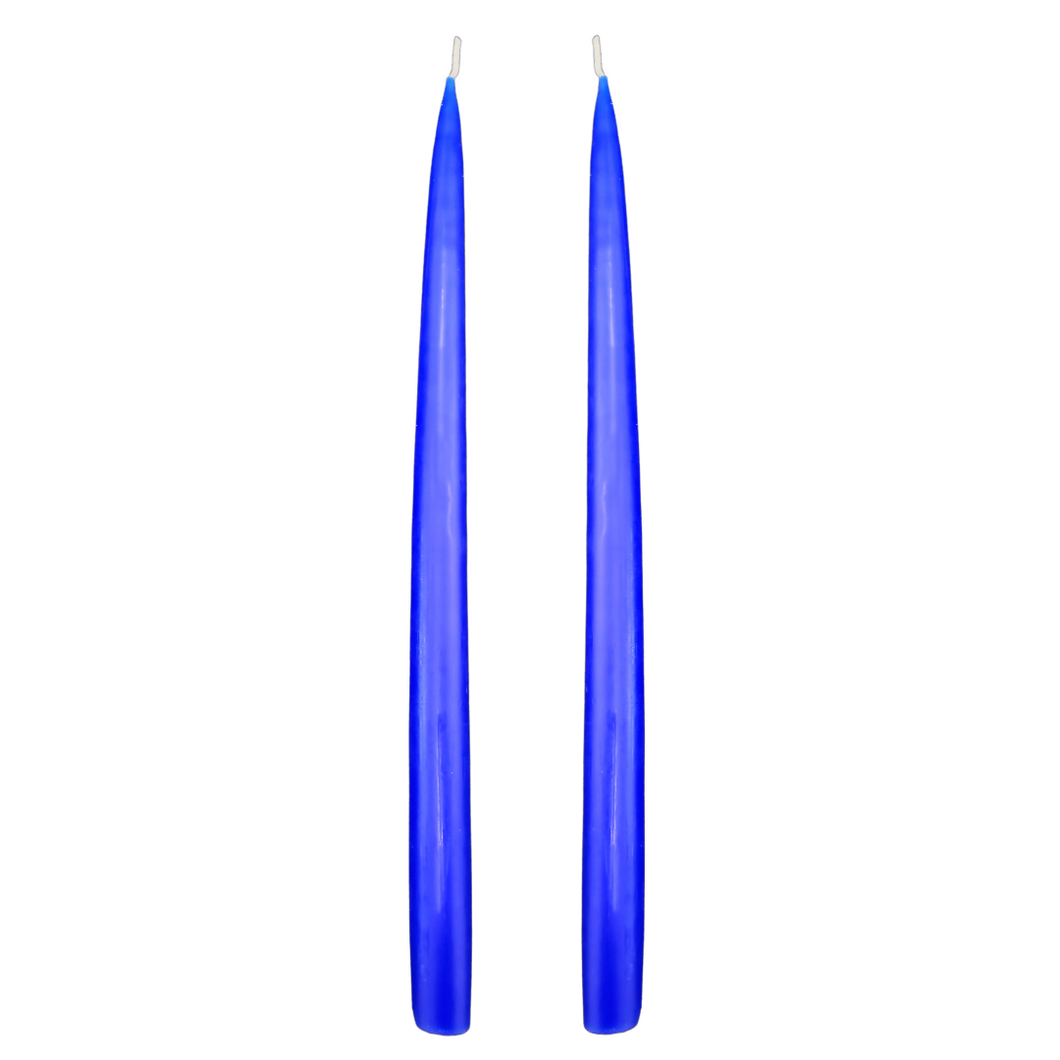 Gaston Dripless Taper Candles | Lapiz Blue — 45cm × 2.2cm⌀