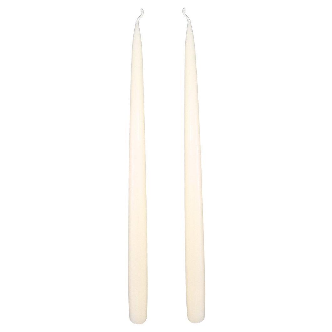 Gaston Dripless Taper Candles | Off-White — 45cm × 2.2cm⌀