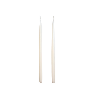 Louis Dripless Taper Candles | Off-White — 28 cm × 1.3 cm⌀