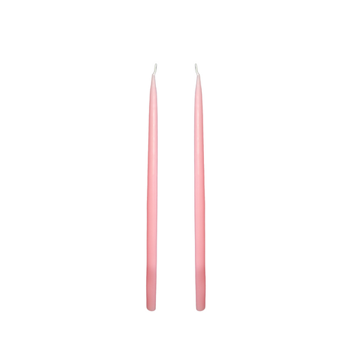 Louis Dripless Taper Candles | Pastel Pink — 28 cm × 1.3 cm⌀