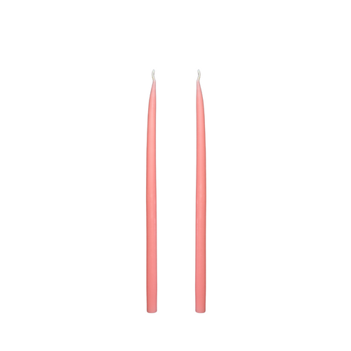 Louis Dripless Taper Candles | Rose Pink — 28 cm × 1.3 cm⌀