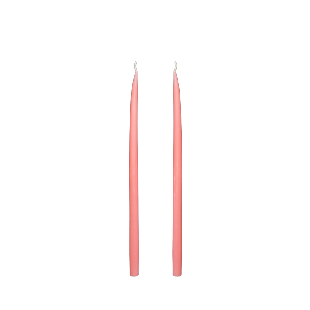 Louis Dripless Taper Candles | Rose Pink — 28 cm × 1.3 cm⌀