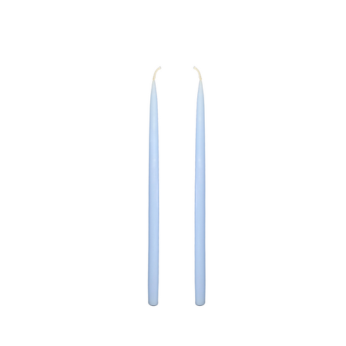 Louis Dripless Taper Candles | Sky Blue — 28 cm × 1.3 cm⌀