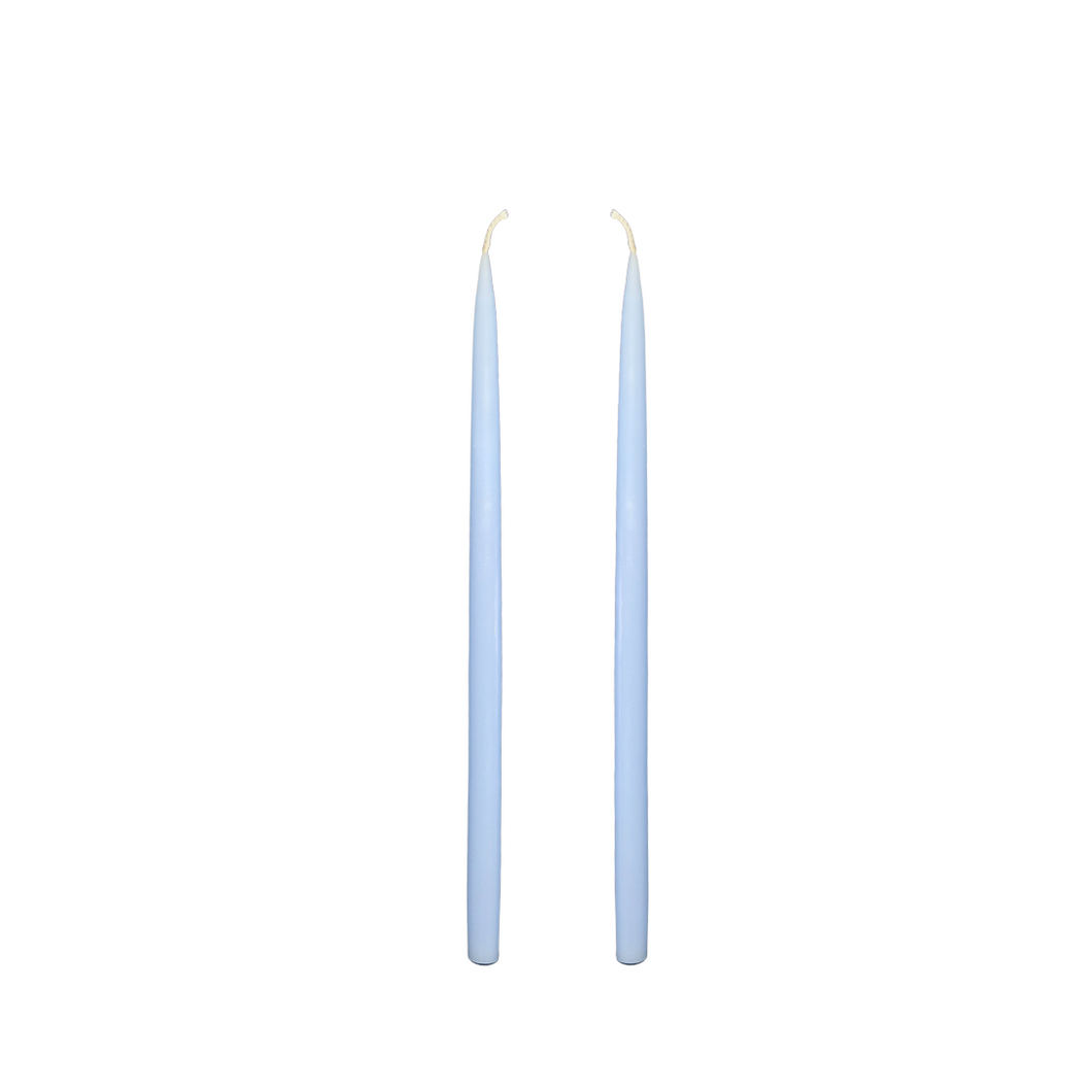 Louis Dripless Taper Candles | Sky Blue — 28 cm × 1.3 cm⌀