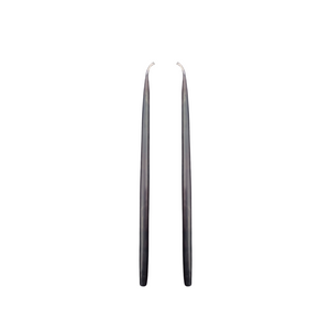 Louis Dripless Taper Candles | Black — 28 cm × 1.3 cm⌀