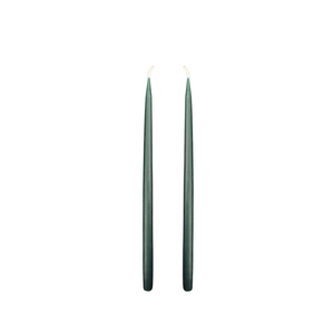 Louis Dripless Taper Candles | Forest Green — 28 cm × 1.3 cm⌀