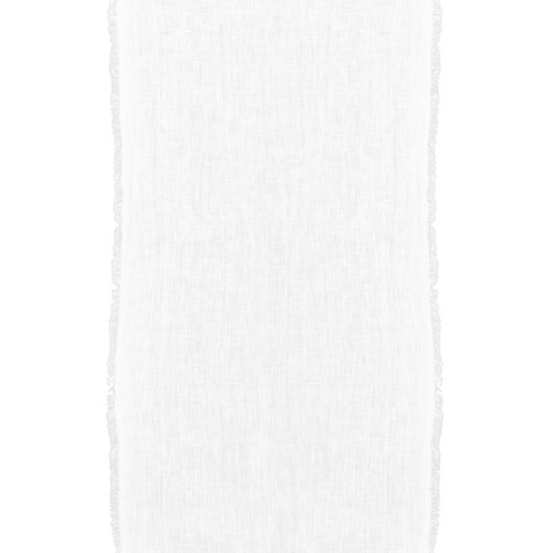 Comme Ça Linen Table Runner | White