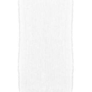 Comme Ça Linen Table Runner | White