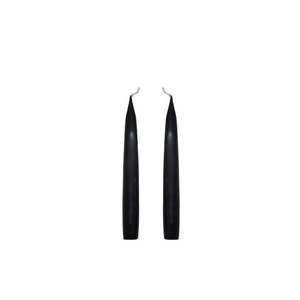 Moniek Dripless Taper Candles | Black — 20cm × 2.2cm⌀