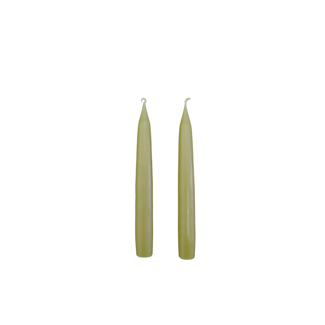 Moniek Dripless Taper Candles | Khaki — 20cm × 2.2cm⌀