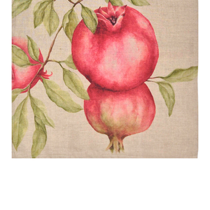 Italian Linen Tea Towel | Pomegranate