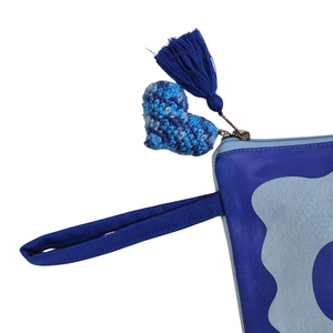 CICCI Blue | Crocheted Heart Keyring