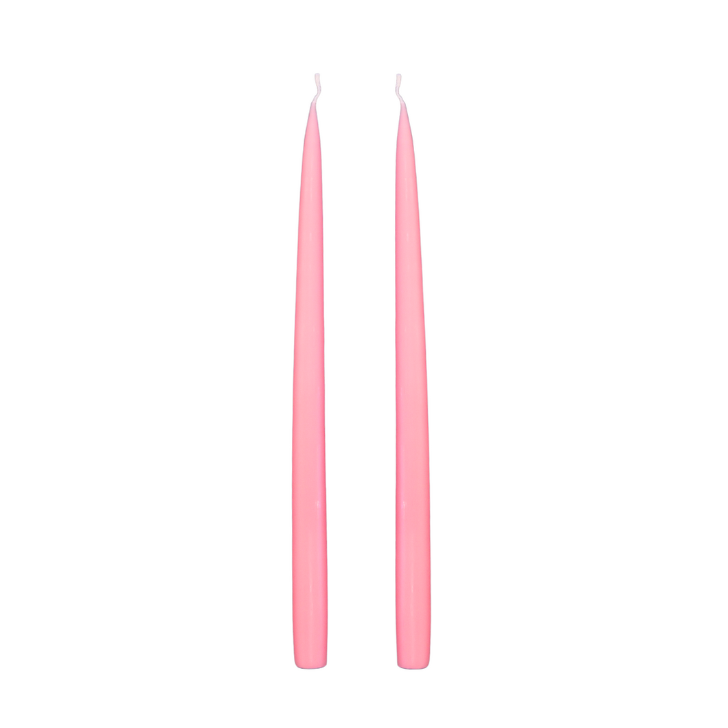 Jacques Dripless Taper Candles | Pastel Pink — 35cm × 2.2cm⌀