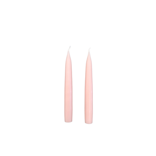 Moniek Dripless Taper Candles | Powder Pink — 20cm × 2.2cm⌀