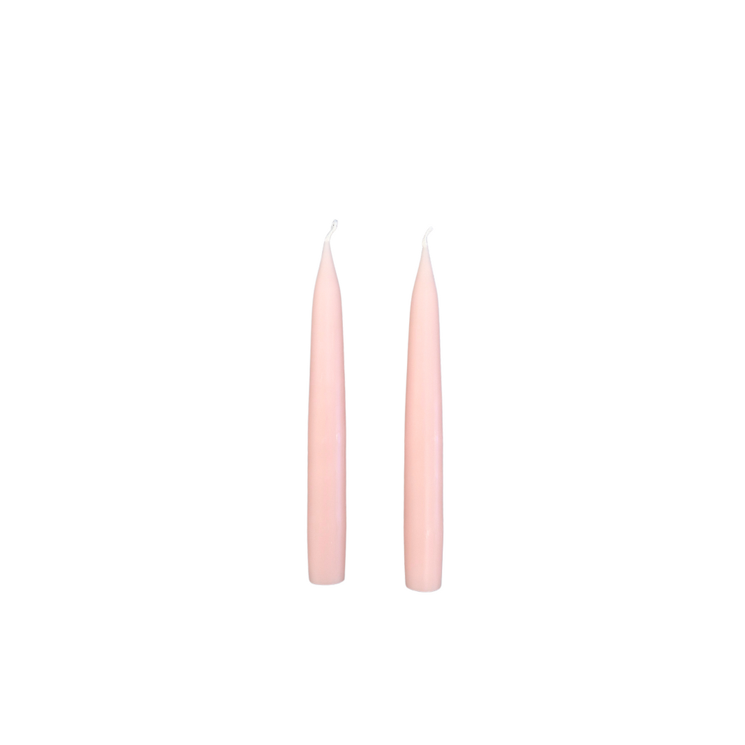 Moniek Dripless Taper Candles | Powder Pink — 20cm × 2.2cm⌀