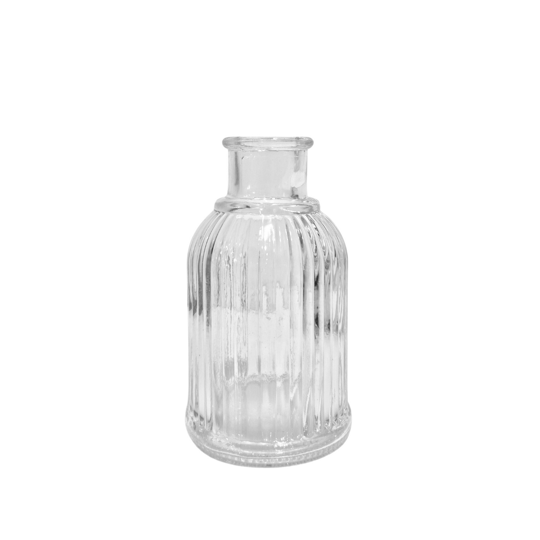 Akira Glass Bud Vase | Clear