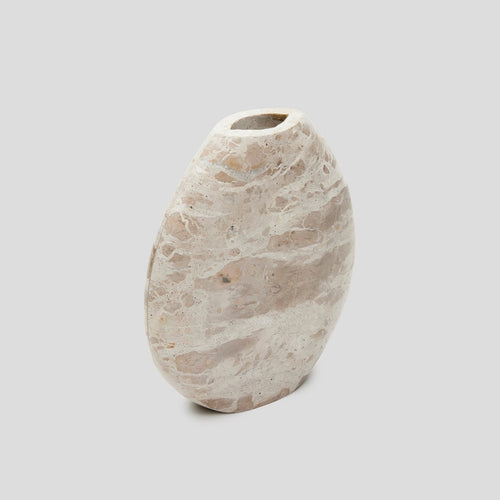 Handcrafted Natural Stone Celeste Vase | TEARDROP