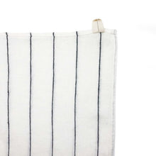 Linen Tea Towel | White/Striped